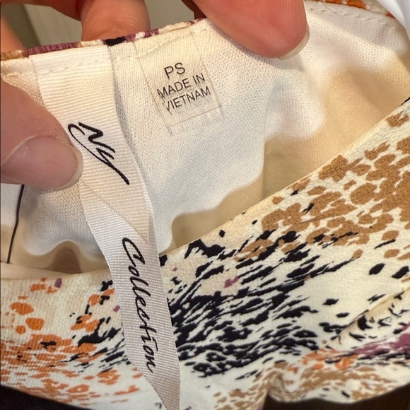 NY Collection Abstract Print Dress PS NWOT Fit & Flare‎ Petite Style - Picture 6 of 10